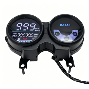 عداد سرعة إلكتروني LED من MrGauge مناسب لدراجة باجاج بوكسر <span class=keywords><strong>CT100</strong></span>، عداد سرعة رقمي بديل للدراجات النارية - Product Image 1