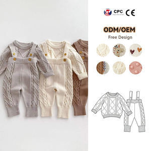 Pull en Coton <span class=keywords><strong>Hiver</strong></span> pour Nouveau-né et Petit Garçon, Vêtements Tricotés à Manches Longues, Collection Tricots Bébé OEM ODM - Product Image 1