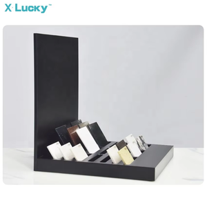 Countertop hiển thị giá khảm gốm sư tử đứng Thảm kim loại gỗ thạch anh cửa hàng showroom xoay đá cẩm thạch đứng gạch hiển thị - Product Image 3