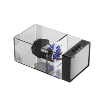 Boîte d'affichage d'objectif Matrix LED 1.5 pouces 1.8 taille acrylique Types de piles support de lampes à faisceau haut et bas support de lampe pour voitures universelles
