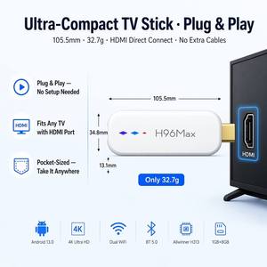Nuevo TV Stick 2026, Amlogic S905L3 Quad Core 4K, 2GB RAM, 16GB ROM, WiFi Dual 5G, Android 14, Set Top Box, Fire TV Stick - Product Image 3