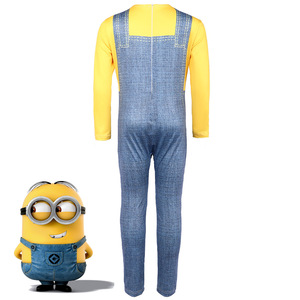Disfraz de Minion Completo para Niños, Unisex, de Fibra de Poliéster, con Overol y Gafas Protectoras - Product Image 4