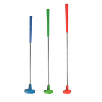Jeu de mini putter de golf Tête de club colorée recouverte de caoutchouc Putter de golf pour enfants Golf Sport Practice