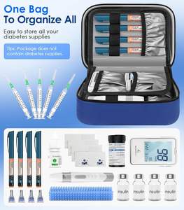 Estuche <span class=keywords><strong>de</strong></span> Viaje <span class=keywords><strong>para</strong></span> <span class=keywords><strong>Insulina</strong></span> con Cierre <span class=keywords><strong>de</strong></span> Cremallera, <span class=keywords><strong>Precio</strong></span> <span class=keywords><strong>de</strong></span> Fábrica, con 4 Bolsas <span class=keywords><strong>de</strong></span> Hielo Reutilizables, Organizador <span class=keywords><strong>para</strong></span> <span class=keywords><strong>Insulina</strong></span> y Suministros <span class=keywords><strong>para</strong></span> Diabéticos - Product Image 3