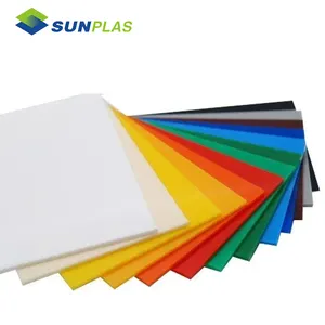 Sunplas UV in ấn tùy chỉnh thiết kế 1.0 mét Độ dày ABS tấm nhựa cho giao thông dấu hiệu Hội Đồng Quản Trị