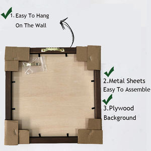 8x8, 11x11, 11x14, 16x20 DIY Unfinished Craft Blank Wood <strong>Sign</strong> <strong>Make</strong> <strong>Your</strong> <strong>Own</strong> <strong>Sign</strong> Frames Are Attached with Nails - Product Image 2