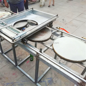 เครื่องทำเครปแบบแผ่นความร้อน4<span class=keywords><strong>กระทะ</strong></span> LPG/50ซม. เครื่องทำเครปแบบดั้งเดิมอาหรับเครื่องทำขนมปังแบบแบน - Product Image 5