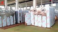 QUANPIN CE Grande Capacité Sèche Déshydrateur CT-4 Chariots Plateau Type Quatre Portes Air Chaud Circulation Séchage Four Machine Pompe PLC