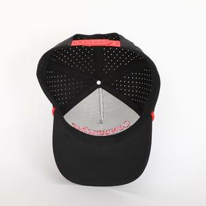 OEM Vente en gros Logo de broderie personnalisé Gorras Polyester de haute qualité 5 panneaux Casquette de baseball unisexe réglable et étanche Corde Laser - Product Image 6