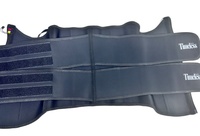 Corset à fermeture éclair frontale avec 9 baleines en acier, gaine amincissante à double ceinture en latex pour maximiser la sudation