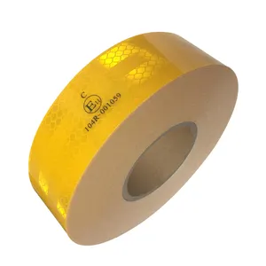 Mirco Prismatische Tape Diamant Reflecterende Sticker Reflecterende Stickers Ece 104 Tapes Voor Snelwegvoertuigen