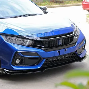<b>For</b> 10th Gen 2016 2017 2018 2019 2020 2021 Car Front Bumper Racing <b>Grille</b> Upper Hood <b>Mesh</b> Body Kit Exterior - Product Image 5
