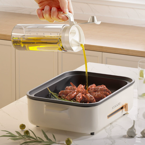 High Hardness Kitchen Glass Oil Dispenser Bottle Leakproof Air Fryer <b>BBQ</b> Vinegar Olive Oil Container for Salad Herb Spice <b>Tools</b> - Product Image 6
