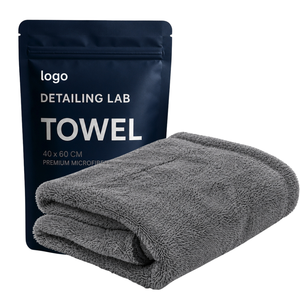 Serviette microfibre OEM simple face 600-800 g/m² mélange 80/20 super absorbante séchage rapide pour lavage et séchage de voiture - Product Image 5
