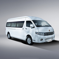 NOUVEAU JINBEI HAICE 15 places, mini-bus de luxe, transmission manuelle diesel, norme d'émission Euro 3, autonomie de 140 km, moteur <4L