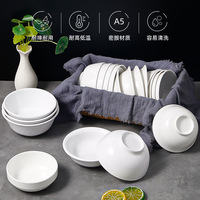 Stock de soupe en mélamine Assiettes japonaises de forme carrée et bol à salade carré en mélamine imprimé