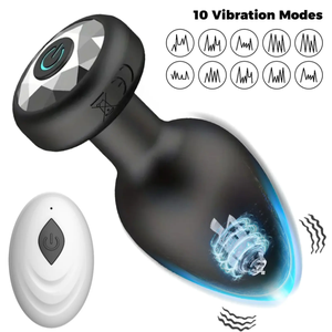 Beliebte kunden spezifische Silikon Prostata Massage gerät Anal Vibrator <span class=keywords><strong>Butt</strong></span> <span class=keywords><strong>Plug</strong></span> 10 Modi IPX7 wasserdichte Safiman Marke für männliche Frauen - Product Image 2