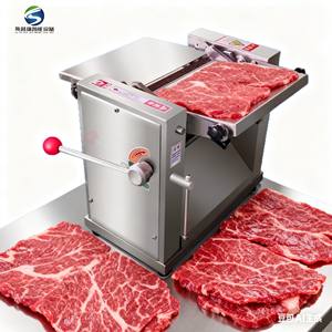 Máquina automática peladora de tripa de cerdo y despellejadora de carne de res, rebanadora fina de carne, <span class=keywords><strong>precio</strong></span> de máquina cortadora de carne - Product Image 6