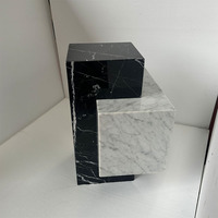 Table d'appoint moderne personnalisée KINGS-WING, table en pierre pour salon, table en marbre
