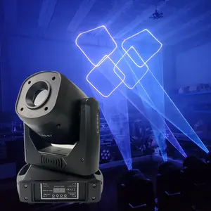 Lumière principale mobile de laser de RVB polychrome de 2W 12W équipement laser professionnel DMX512 DJ Disco Stage Wedding Bar Light Show