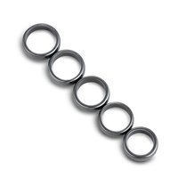Csja KRKC — bague magnétique en hématite pour les hommes, pierre à facettes, anneau pour guérison, énergie thérapeutique, noir