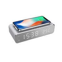 Nouveau Réveil LED Affichage de La Température Du Temps Sans Fil Chargeur