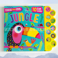 Livres audio interactifs sonores et tactiles pour l'éducation et l'éveil de la petite enfance avec couverture rigide et impression numérique