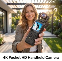 Caméra de sport portable D1 pour vélo, fixation guidon, vision nocturne, enregistrement en boucle 4K, chargement USB, carte 128 Go, gadget vidéo pour vlogging