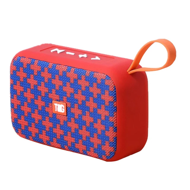 Hot Selling TG506 Fabric Wireless BT Speaker Outdoor FM Card Audio Creative Portable Mini Subwoofer Gift Wireless Speakers