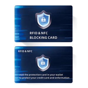 Dispositif anti-piratage de <span class=keywords><strong>carte</strong></span> de blocage RFID NFC 13.56MHz personnalisable <span class=keywords><strong>pour</strong></span> cartes de contrôle d'accès de paiements de débit/crédit/<span class=keywords><strong>bancaire</strong></span> - Product Image 2