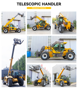 핫세일 4x4 주행 텔레핸들러 험지용 텔레스코픽 붐 지게차 디젤 지게차 사륜구동 - Product Image 3