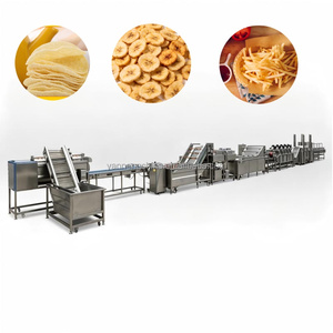 Ligne de production automatique de frites, de chips de pommes de terre, de chips de bananes et de chips de manioc, machine à frire, prix de Chine - Product Image 1