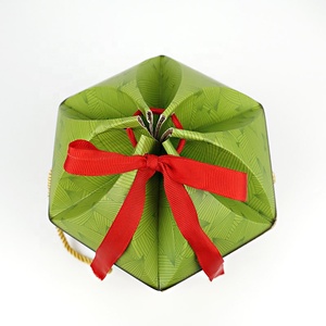 Caja de regalo de papel corrugado personalizada, para festival chino tradicional, dragón, barco, Festival <span class=keywords><strong>zongzi</strong></span> con mango y cinta - Product Image 3