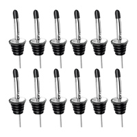 Distributeur en acier inoxydable sans goutte vin métal huile liqueur Logo bouteille personnalisée whisky verseur