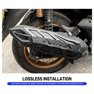 Para <span class=keywords><strong>YAMAHA</strong></span> NMAX155/Nmax125 155/<span class=keywords><strong>160</strong></span> 2020-2026, Cubierta Protectora y Decorativa para Tubo de Escape de Motocicleta - Product Image 6