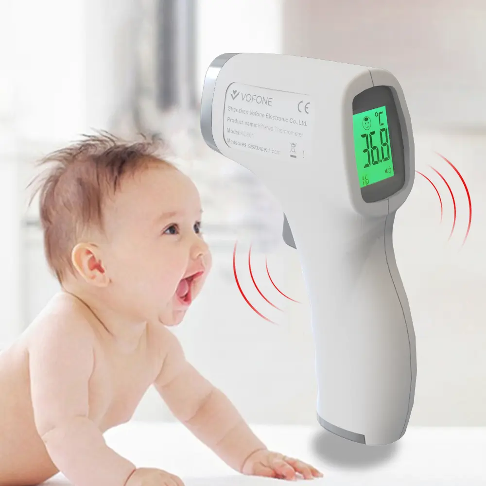 Factory Price No Contact Body Household Fever Digital Infrared Forehead Thermometer For Kids Adults Baby