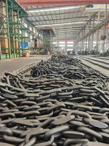 Catena compatta ad alta resistenza mineraria-catena piatta per catena in lega del sistema di trasporto