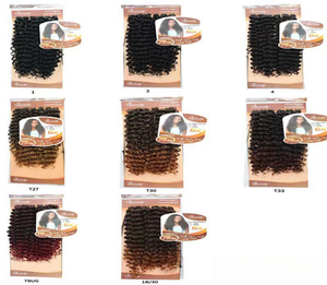 Extensions de cheveux synthétiques bouclés 6X de haute qualité pour tresses, lots de mèches ondulées effet naturel pour femmes, vente en gros - Product Image 6
