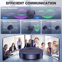 Haut-parleur et microphone de conférence EMEET M3, haut-parleur certifié Zoom avec 4 micros IA 360° °   Prise de son vocale