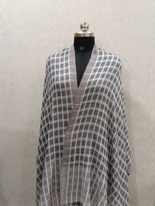 Luxury Pure Wool Stole Classic Design Heavy Warm Winter <b>Shawl</b> <b>Wrap</b> Ethnic Formal Wear Office Events Corporate Gatherings - Product Image 2