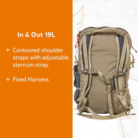 Sac à dos extérieur étanche 19L pour la randonnée sportive sac à dos pliable pour l'escalade et le camping