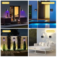 Lampe Solaire Anti-Moustiques 2-en-1 Shingel IP65 LED avec Détecteur de Mouvement et Certifiée ROHS, Éclairage Mural Solaire de Jardin