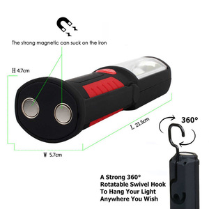 36 + 5 LED Đa Chức Năng Khẩn Cấp Treo Làm Việc Ánh Sáng Cắm Trại Torch Gấp Làm Việc Kiểm Tra Móc Torch LED Ánh Sáng - Product Image 3