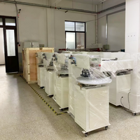 Presse à chaleur rotative automatique pour étiquettes de vêtements avec température, pression et temps réglables et contrôle tactile