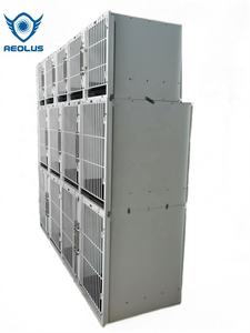 XXL ağır kaynaklı köpek kafesi klasik tarzı katı desen hayvan kulübesi Snap düğmesi kapatma ve plastik tepsi palet malezya - Product Image 5