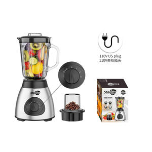 <span class=keywords><strong>Starlux</strong></span> 110v 1,5 litre Licuadora haute vitesse, mélangeur de table robuste, acier inoxydable, mélangeur électrique portable pour aliments - Product Image 2