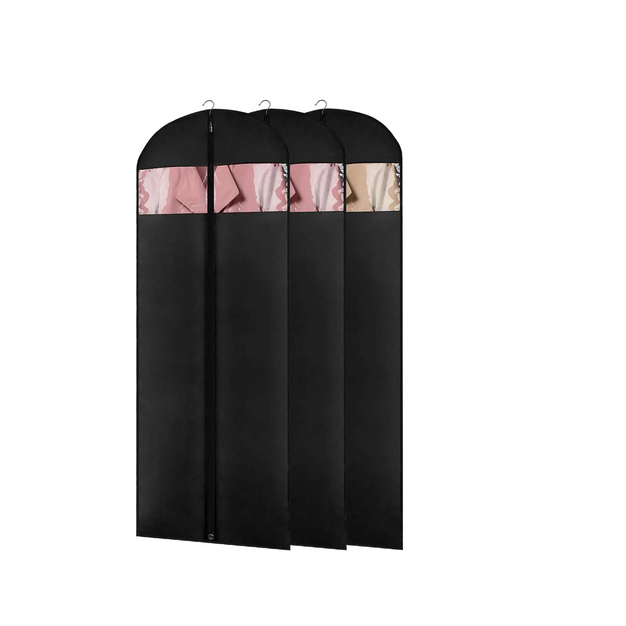 Personalized Custom Fashion Travel Dust Suit Cover Foldable Dress Cover Reusable Clothes Suit Protector Garment Bag with Handles