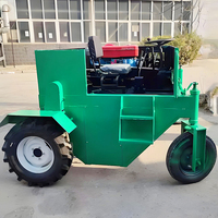 Moteur de retourneur de compost sur roues à moteur diesel à faible consommation de carburant ASL, capacité 60m³/h, longue durée de vie, pour fumier d'élevage