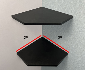Estante Esquinero Pentagonal Moderno para el Hogar, Estante Decorativo para Sala <span class=keywords><strong>de</strong></span> Estar y Dormitorio, Juego <span class=keywords><strong>de</strong></span> 2 Piezas - Product Image 5