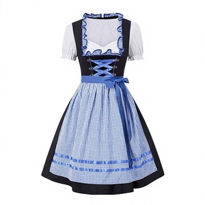 Women's Oktoberfest <b>Costumes</b> Bavarian German Dirndl Dresses German Beer Girl Maid <b>Costume</b> - Product Image 1